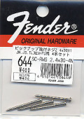 fender644 �ԥå����å׼��եͥ� JM��JG��PB��JB��TL�ե������ 2.4��30mm �˥å��� 4�ܥ��å� SC-RWS 2.4X30-4N