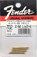 fender702 �ԥå����å׼��եͥ� JM��JG��PB��JB��TL�ե������ 2.4��30mm ������� 4�ܥ��å� SC-RWS 2.4X30-4G