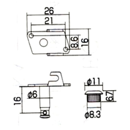 GOTOH製ペグ　F-1-2